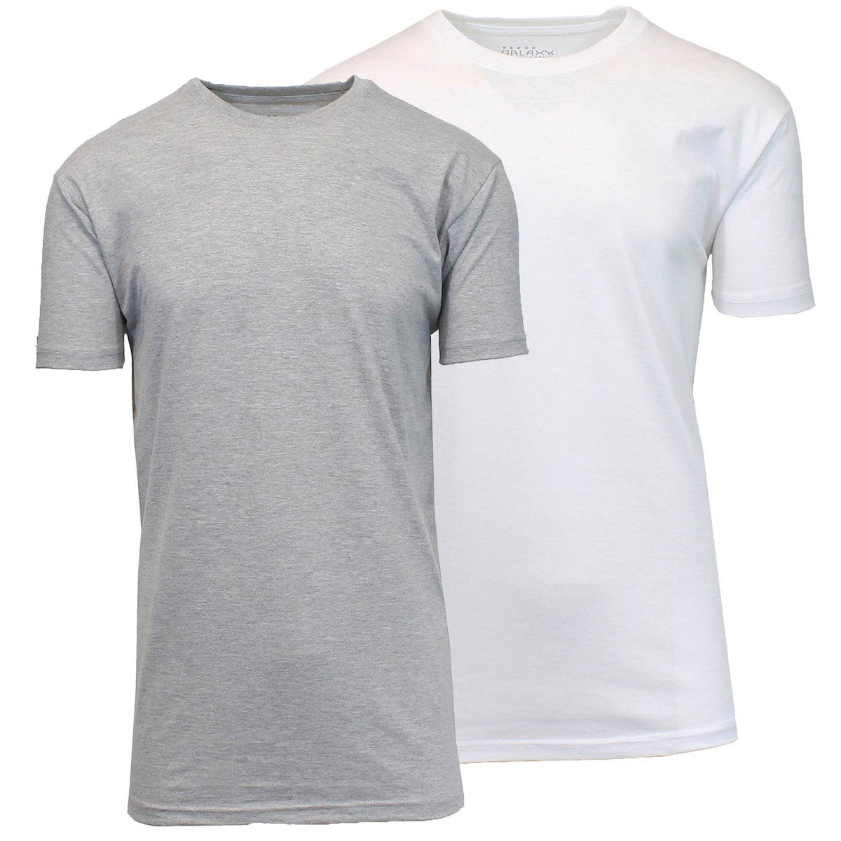 Men's Everyday Cotton Blend Crew Neck T-Shirts, 2-Pack, S-3XL