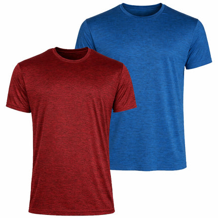 2-Pack Men's Athletic Fit Short Sleeve Performance Shirts New (S–3XL) Free Ship