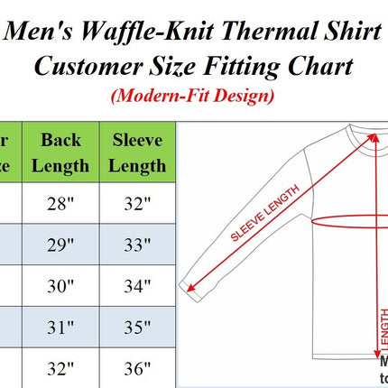 Men's 3-Pack Classic Soft Knit Thermal Shirts – Ribbed & Warm (Sizes- S-2XL) NEW