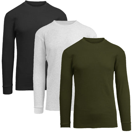Women's 3-Pack Classic Soft Knit Thermal Shirts – Ribbed & Warm (Sizes- S-2XL)