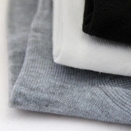 3 Pairs Socks Mens Ankle Quarter Crew Sport Plain Solid Socks Cotton Low Cut Sizes 9-13 - PremiumBrandGoods
