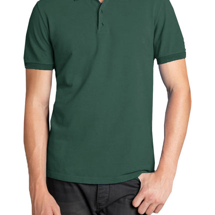 Men Heathered Polo Shirt New Standard Neck Classic NWT Uniform Lounge