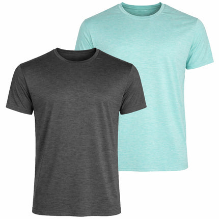 2-Pack Men's Athletic Fit Short Sleeve Performance Shirts New (S–3XL) Free Ship