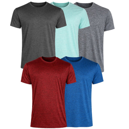 2-Pack Men's Athletic Fit Short Sleeve Performance Shirts New (S–3XL) Free Ship