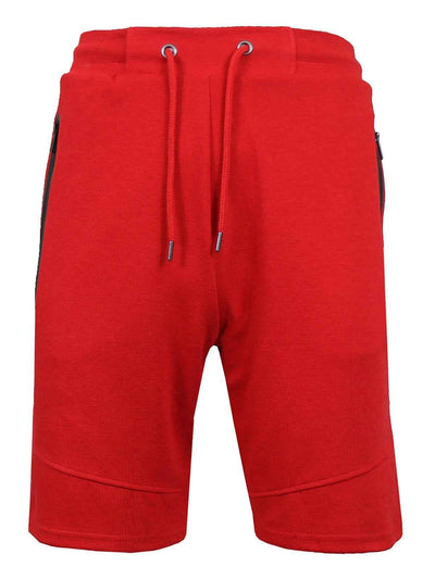 Men’s Sweat Jogger Shorts Casual Summer Lounge Gym Tech Shorts Zipper Pockets