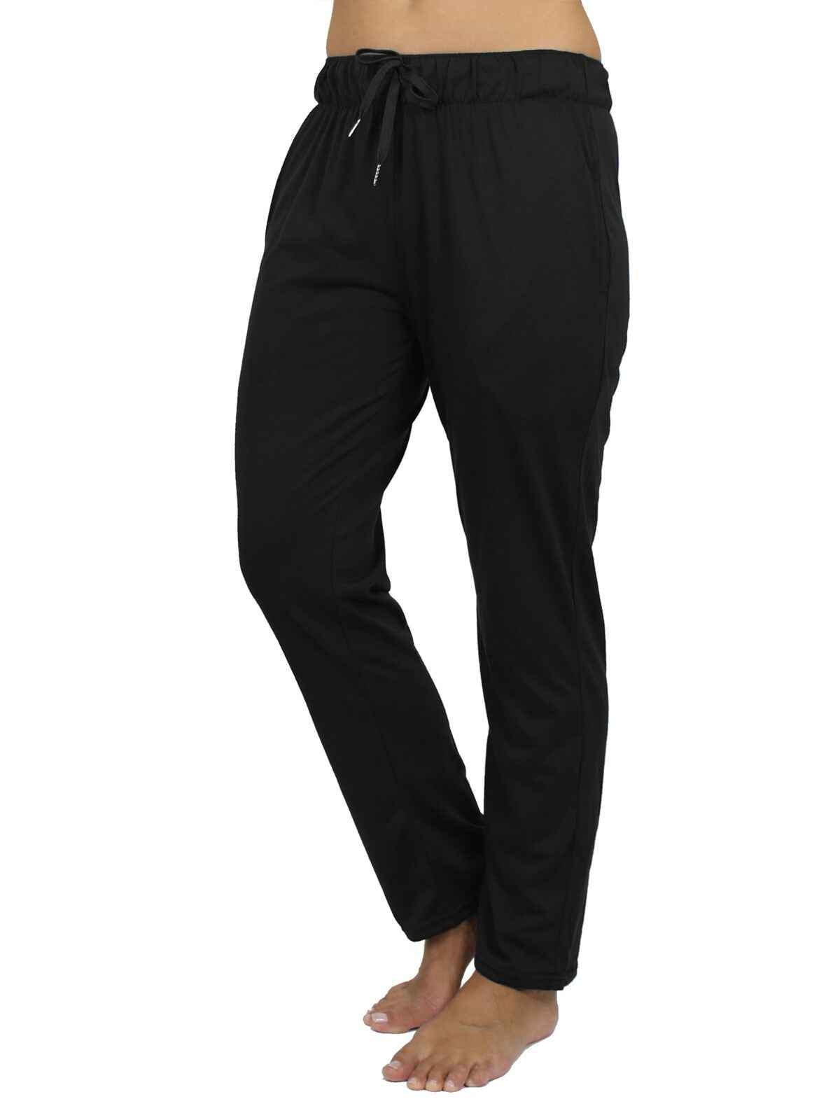 Womens Loose Fit Lounge Pants Sleep Gym Active Pajama Sweatpants Soft Jogger
