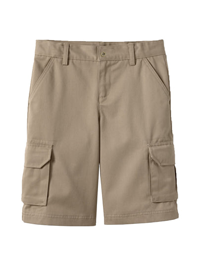Boys' Super Stretch Cotton Cargo Shorts, Sizes 8-18