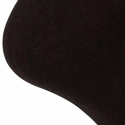 New 6 Pairs Mens Black Classic Dress Socks Calf Casual Fashion Crew Solid Sox - PremiumBrandGoods