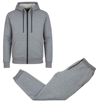 Mens Fleece Hoodie and Joggers Set 2 Piece Full Zip Sweatsuit Outfit Gym (S-3XL)