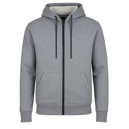 Mens Fleece-Lined Zipper Hoodie Slim-Fit Lounge Warm Jacket Sweater NEW (S-3XL)