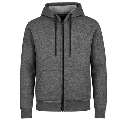 Men's Slim-Fit Fleece-Lined Zip-Up Hoodie Jacket, S-3XL