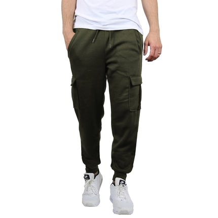 Mens French Terry Active Jogger Pants Sweatpants Lounge Sleep Gym S M L XL XXL