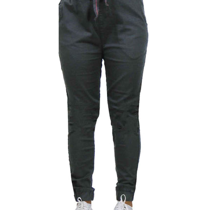 Women's Slim-Fit Cotton Twill Jogger Pants With Pockets Cotton Lounge (S-2XL)