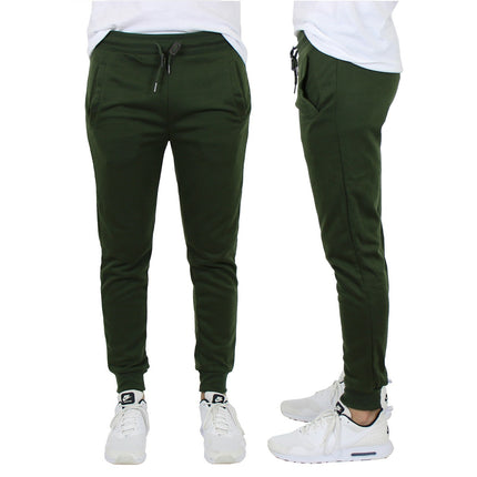 Mens French Terry Active Jogger Pants Sweatpants Lounge Sleep Gym S M L XL XXL