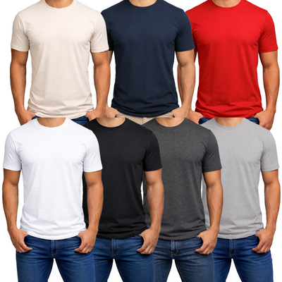 Men's Casual Crew Neck T-Shirt Tee (S-3XL) Free Shipping