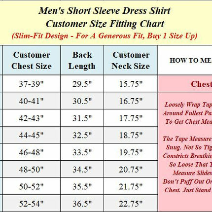 Mens Short Sleeve Solid Dress Shirt Slim Fit Button Down Casual NWT (S-5XL)