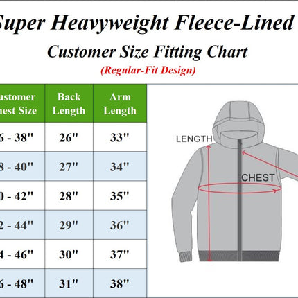 Mens Fleece-Lined Zipper Hoodie Slim-Fit Lounge Warm Jacket Sweater NEW (S-3XL)