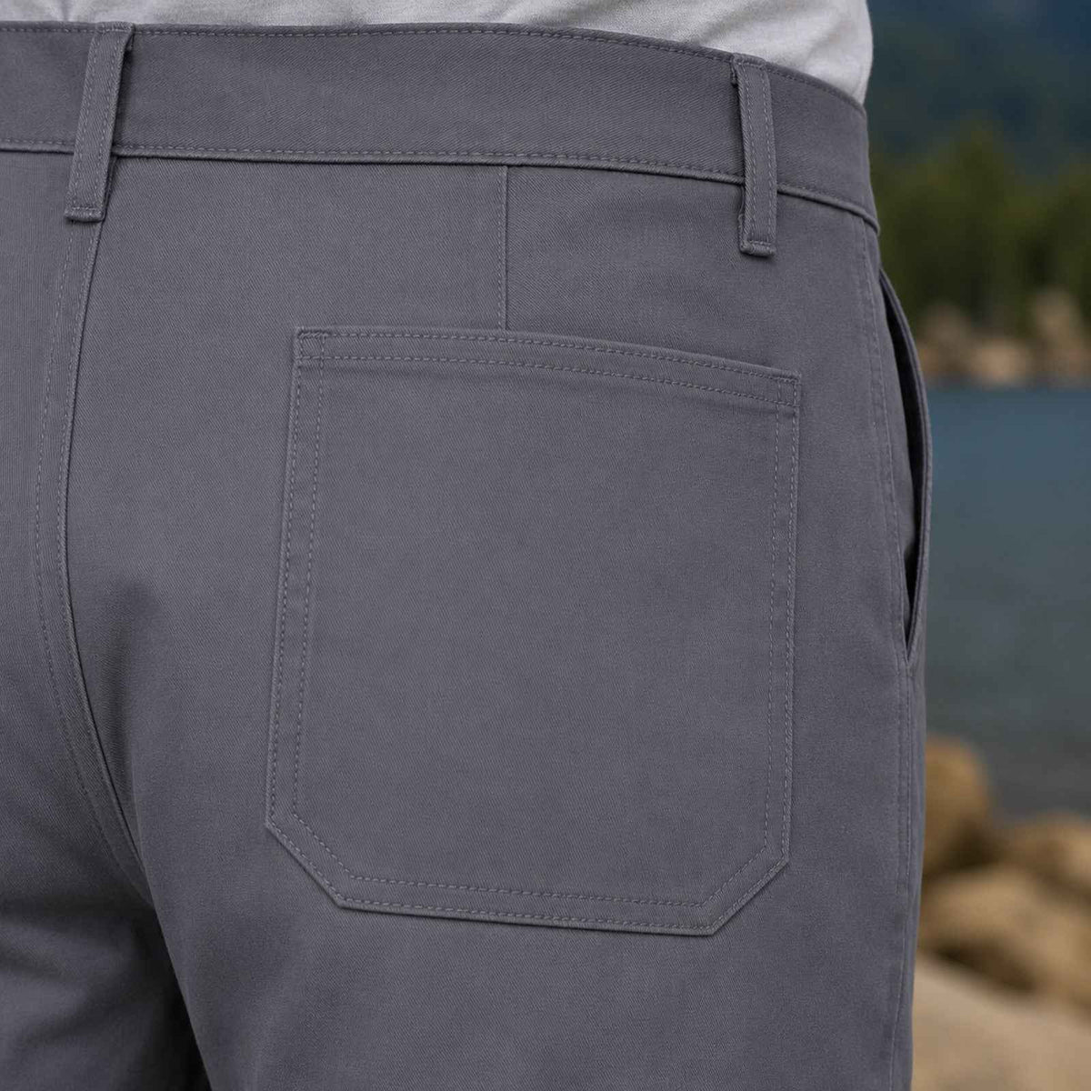 Men's Cotton Flex Stretch Cargo Shorts W/o Belt Tracking Fishing Travel