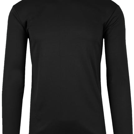 Mens Long Sleeve Crew Neck Performance Tees Layer Lounge Gym Work Casual NEW