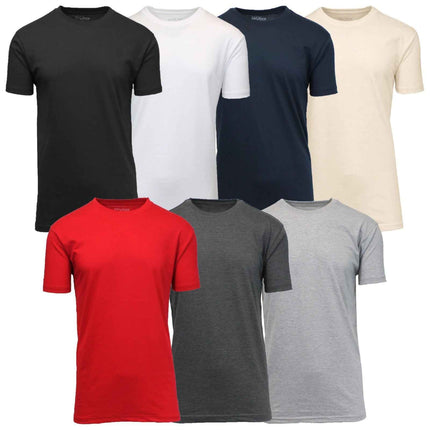 4-Pack Men's Casual Crew Neck T-Shirt Tee (S-3XL) Free Shipping