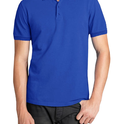 Men Heathered Polo Shirt New Standard Neck Classic NWT Uniform Lounge