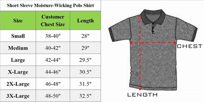 Men's Short Sleeve Moisture Wicking Polo Shirts Lounge Running Gym 3-PACK NEW