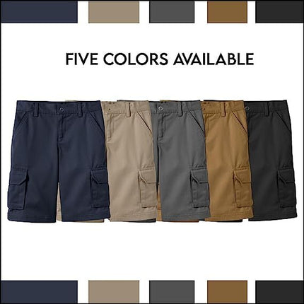 Boys Flex Comfort Super Stretch Cotton Cargo Shorts (Sizes: 8-18) New FREE SHIP