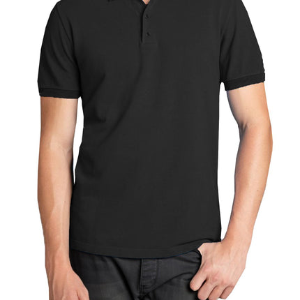 Men Heathered Polo Shirt New Standard Neck Classic NWT Uniform Lounge