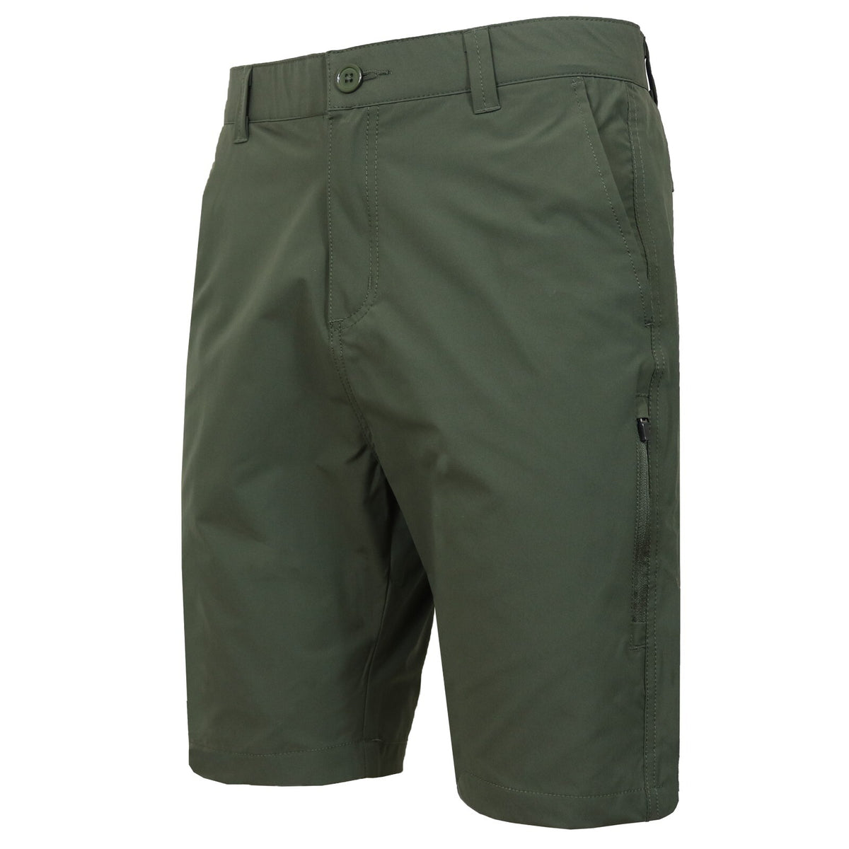 Men's 6-Pocket Stretch Utility Cargo Shorts with Zipper Pockets