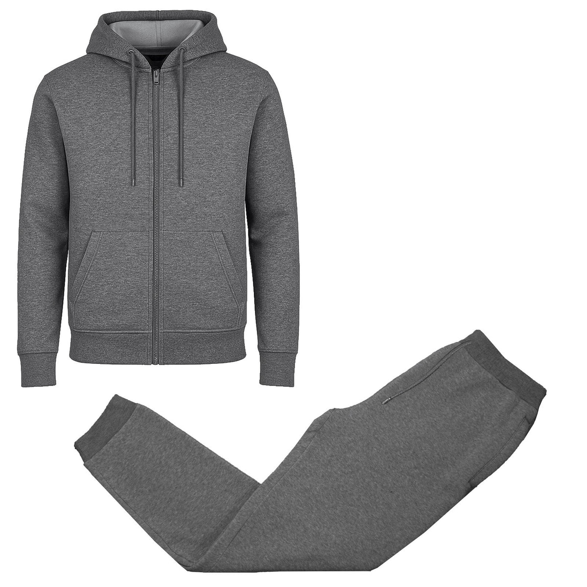 Men's Fleece-Lined Hoodie & Jogger Sweatpants Set, S-2XL