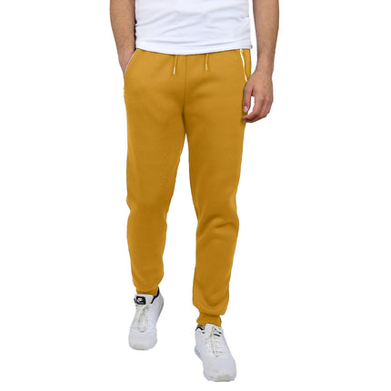 Mens Fleece Track Jogger Pants Sweatpants Running Active Sports Lounge Gym NEW