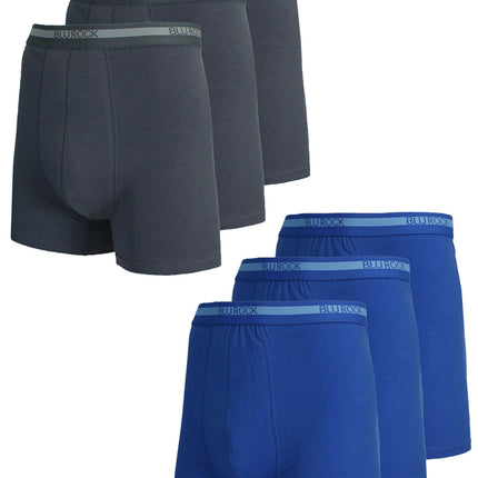Men's  Stretch Cotton Boxer Briefs (6-Pack) (Sizes: S-2XL) NWT Free Shipping