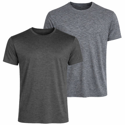 2-Pack Men's Athletic Fit Short Sleeve Performance Shirts New (S–3XL) Free Ship