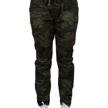 Women's Slim-Fit Cotton Twill Jogger Pants With Pockets Cotton Lounge (S-2XL)
