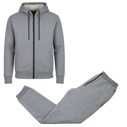 Men's Fleece Lined Hoodie & Jogger Sweatpants Set Activewear Lounge (S-2XL)