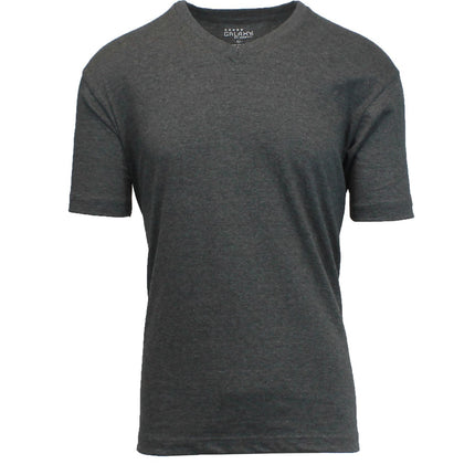 Mens Short Sleeve V-Neck T-Shirts Solid Colors Lounge Active Undershirt NWT