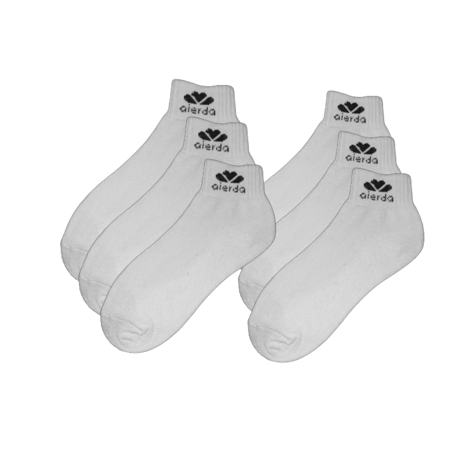 Comfortable Men's  Athlete Socks | White 6 pair