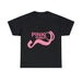 Breast Cancer Pink Power Unisex Heavy Cotton Tee - PremiumBrandGoods