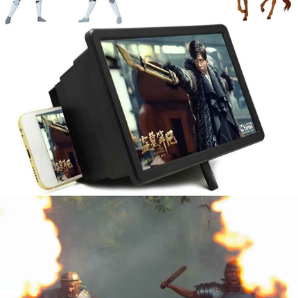 3D Phone Screen Magnifier Video Mobile Amplifier Universal Foldable Turn your Phone into a mini Movie Screen!