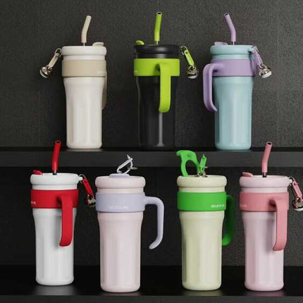 Colorful large capacity straw cup - PremiumBrandGoods