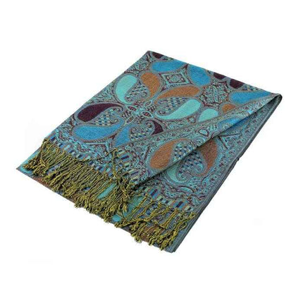 Large Paisley Pashmina Shawl Premium Soft Wrap Scarf 28"x78" Winter Essentials