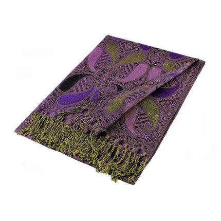 Large Paisley Pashmina Shawl Premium Soft Wrap Scarf 28"x78" Winter Essentials