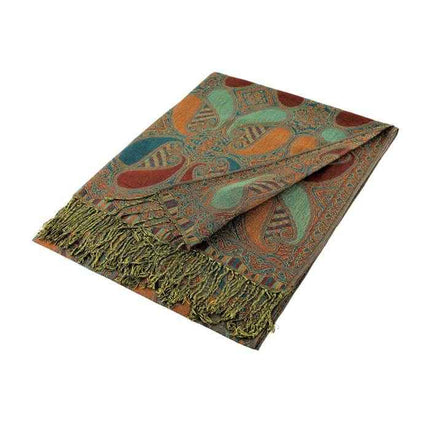Large Paisley Pashmina Shawl Premium Soft Wrap Scarf 28"x78" Winter Essentials