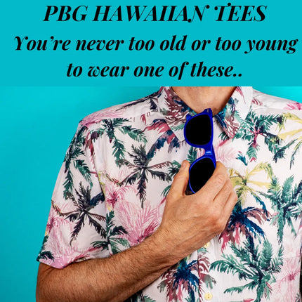 PBG Men's Hawaiian Polo Shirts 3 Pack - PremiumBrandGoods