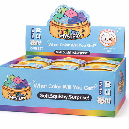 Holographic Squishy Dumpling Mystery Stress Relief Toy