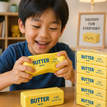 Super Soft 6-Inch Butter Squishy Sensory Stress Relief Toy