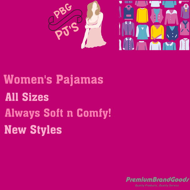 PBG Women's 3 Pack Soft Plush Pajama Pants Cozy S-XL - PremiumBrandGoods