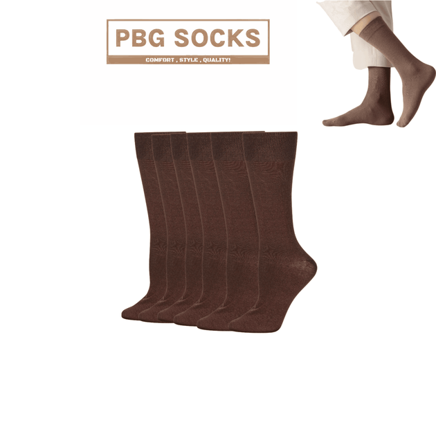 Men's Dress Socks | Brown socks | Cotton socks size 10-13