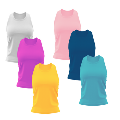Women's Cotton Rib Tank Tops 3 Pack Assorted - PremiumBrandGoods