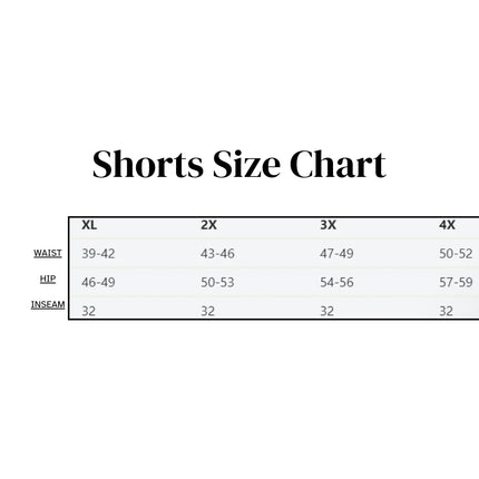 Men's Plus Size Shorts 5 Pack Athleisure Wear 1X-4X - PremiumBrandGoods